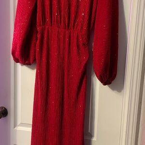 Elegant Red Kids Dress